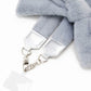 fluffy ribbon phone strap *JP (blue)