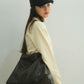 buckle bag (dark brown) *JP