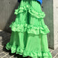 frills tiered sheer skirt (green) *JP