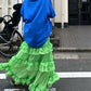 frills tiered sheer skirt (green) *JP