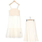 half tulle cami dress (white)*JP