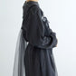 tulle ribbon ops (black) *JP