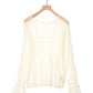 shirring tulle top (white) *JP