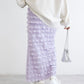 ruffle long tight skirt (lavender) *JP