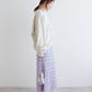 ruffle long tight skirt (lavender) *JP