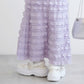 ruffle long tight skirt (lavender) *JP