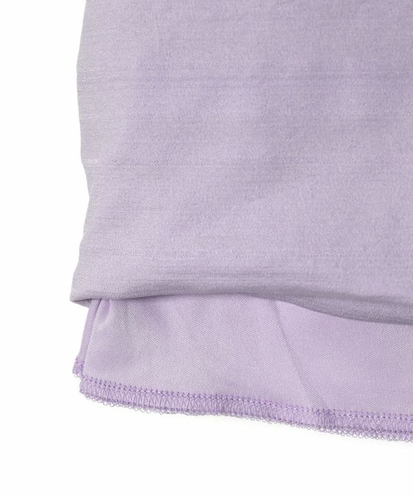 ruffle long tight skirt (lavender) *JP