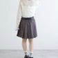 pleated skirt with belt (grey) *JP