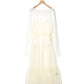 tulle cami dress top set (ivory) *JP