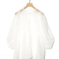 organdy volume blouse (white) *JP