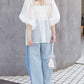 organdy volume blouse (white) *JP