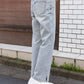 hem slit denim pants (sax blue) *JP