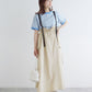 2way nylon gathered skirt (ecru) *JP