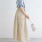 2way nylon gathered skirt (ecru) *JP