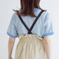 2way nylon gathered skirt (ecru) *JP