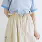 2way nylon gathered skirt (ecru) *JP