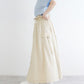 2way nylon gathered skirt (ecru) *JP