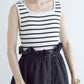 2way nylon gathered skirt (black) *JP