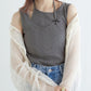 teleco layered tank top (charcoal) *JP