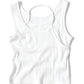 teleco layered tank top (white) *JP