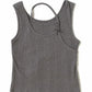 teleco layered tank top (charcoal) *JP