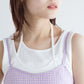 teleco layered tank top (white) *JP