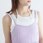 teleco layered tank top (white) *JP