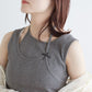 teleco layered tank top (charcoal) *JP