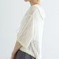 openwork color cardigan (white) *JP