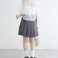 front draw sheer top (white) *JP