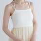 back cross cami dress (ivory) *JP