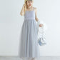 back cross cami dress (blue) *JP