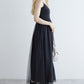 back cross cami dress (black) *JP