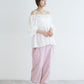 2way frilled collar top (white) *JP