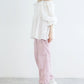 2way frilled collar top (white) *JP