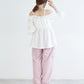 2way frilled collar top (white) *JP