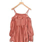 2way frilled collar top (coral pink) *JP