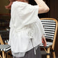 tee with frill cami (white) *JP