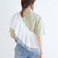 tee with frill cami (mint) *JP