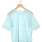 sheer ribbon top (blue) *JP