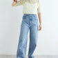 sheer ribbon top (yellow) *JP