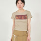 THE BEATLES tee (beige) *JP