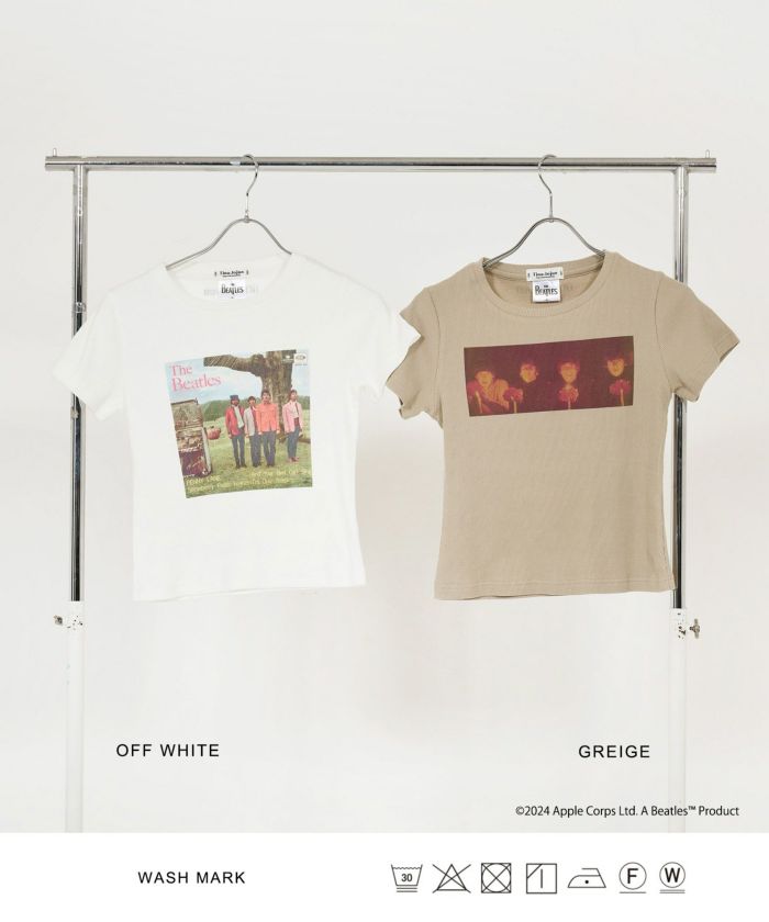 THE BEATLES tee (white) *JP