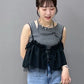 teleco layered tank top (charcoal) *JP