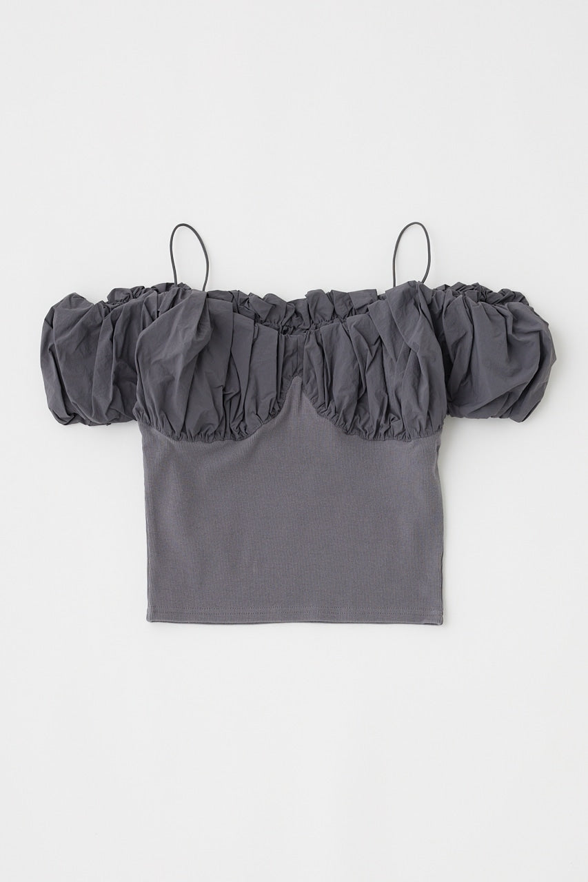 volume sleeve docking top (charcoal) *JP