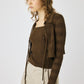 ribbon knit set (brown) *JP