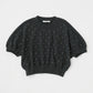 rhinestone sweatshirt (black) *JP