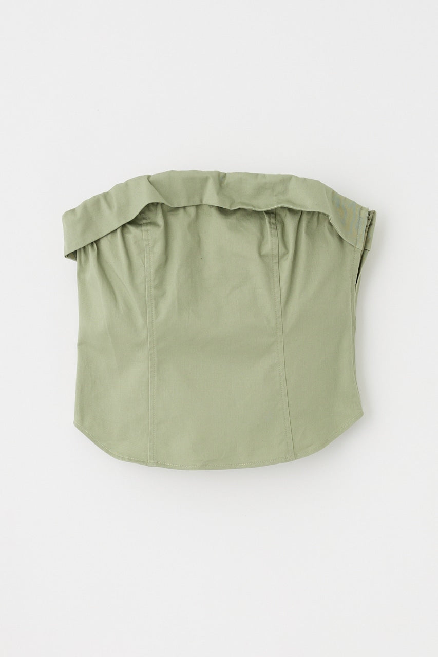 bare Bustier (khaki) *JP