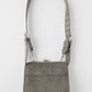 clasp eyelet shoulder bag (khaki grey) *JP