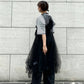 『高橋愛×KBF』frilled tulle dress (black) *JP